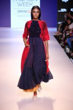 Model walks the ramp for KaSha Show at Lakme Fashion Week 2015 Day 1 on 18th March 2015 (5)_550aa276956ea.JPG
