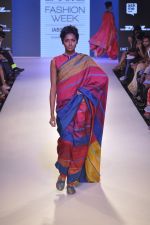 Model walks the ramp for Krishna Mehta Show at Lakme Fashion Week 2015 Day 1 on 18th March 2015 (62)_550aa4f269fe5.JPG