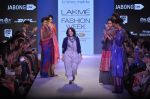 Model walks the ramp for Krishna Mehta Show at Lakme Fashion Week 2015 Day 1 on 18th March 2015 (68)_550aa501c9057.JPG