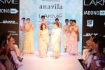 Dia Mirza walks the ramp for Anavila Show at Lakme Fashion Week 2015 Day 2 on 19th March 2015 (26)_550c00f36466b.JPG