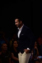 Irfan Pathan walks the ramp for Killer and Easies Show at Lakme Fashion Week 2015 Day 2 on 19th March 2015 (97)_550c058fc7ea2.JPG