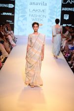 Model walks the ramp for Anavila Show at Lakme Fashion Week 2015 Day 2 on 19th March 2015 (7)_550c0100d92d0.JPG