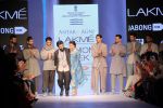 Model walks the ramp for Antar Agni Show at Lakme Fashion Week 2015 Day 2 on 19th March 2015 (125)_550c018a535f6.JPG