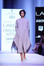 Model walks the ramp for Antar Agni Show at Lakme Fashion Week 2015 Day 2 on 19th March 2015 (13)_550c011be26cf.JPG
