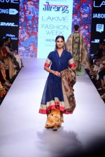 Model walks the ramp for Gaurang Show at Lakme Fashion Week 2015 Day 2 on 19th March 2015 (15)_550c04c0e711c.JPG