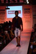 Model walks the ramp for Killer and Easies Show at Lakme Fashion Week 2015 Day 2 on 19th March 2015 (143)_550c06e02049f.JPG