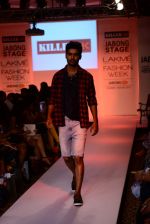 Model walks the ramp for Killer and Easies Show at Lakme Fashion Week 2015 Day 2 on 19th March 2015 (144)_550c06e3f1060.JPG
