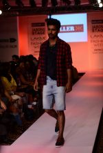 Model walks the ramp for Killer and Easies Show at Lakme Fashion Week 2015 Day 2 on 19th March 2015 (146)_550c06eb18c08.JPG