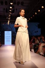 Model walks the ramp for Marg By Soumitra Show at Lakme Fashion Week 2015 Day 2 on 19th March 2015 (12)_550c068a68d67.JPG