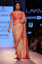 Model walks the ramp for Marg By Soumitra Show at Lakme Fashion Week 2015 Day 2 on 19th March 2015 (59)_550c073b033e8.JPG