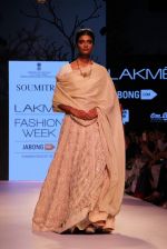 Model walks the ramp for Marg By Soumitra Show at Lakme Fashion Week 2015 Day 2 on 19th March 2015 (66)_550c0753e1bc1.JPG