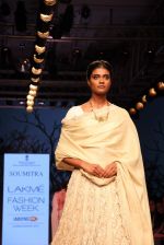 Model walks the ramp for Marg By Soumitra Show at Lakme Fashion Week 2015 Day 2 on 19th March 2015 (69)_550c076379e7a.JPG