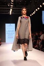 Model walks the ramp for Mayank and Shraddha Nigam Show at Lakme Fashion Week 2015 Day 2 on 19th March 2015 (123)_550c083263bc6.JPG