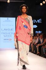 Model walks the ramp for Mayank and Shraddha Nigam Show at Lakme Fashion Week 2015 Day 2 on 19th March 2015 (148)_550c08669060b.JPG