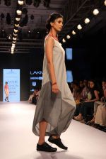 Model walks the ramp for Mayank and Shraddha Nigam Show at Lakme Fashion Week 2015 Day 2 on 19th March 2015 (62)_550c075aa54a6.JPG