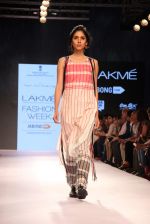 Model walks the ramp for Mayank and Shraddha Nigam Show at Lakme Fashion Week 2015 Day 2 on 19th March 2015 (66)_550c076b41cab.JPG