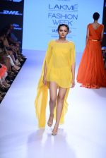 Model walks the ramp for Mulmul Show at Lakme Fashion Week 2015 Day 2 on 19th March 2015 (131)_550c0ad0c74b7.JPG