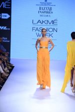Model walks the ramp for Mulmul Show at Lakme Fashion Week 2015 Day 2 on 19th March 2015 (137)_550c0ade7b134.JPG