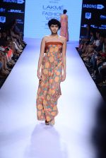 Model walks the ramp for Mulmul Show at Lakme Fashion Week 2015 Day 2 on 19th March 2015 (184)_550c0b150d027.JPG
