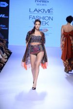 Model walks the ramp for Mulmul Show at Lakme Fashion Week 2015 Day 2 on 19th March 2015 (189)_550c0b1cbc89e.JPG