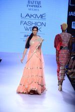 Model walks the ramp for Mulmul Show at Lakme Fashion Week 2015 Day 2 on 19th March 2015 (67)_550c0a70af654.JPG