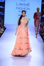 Model walks the ramp for Mulmul Show at Lakme Fashion Week 2015 Day 2 on 19th March 2015 (69)_550c0a724c09b.JPG