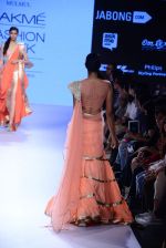 Model walks the ramp for Mulmul Show at Lakme Fashion Week 2015 Day 2 on 19th March 2015 (77)_550c0a7a56f40.JPG