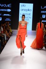 Model walk the ramp for Annaika Show at Lakme Fashion Week 2015 Day 4 on 21st March 2015 (166)_550ec4d373976.JPG