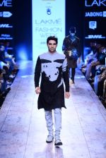 Model walk the ramp for Kunal Rawal Show at Lakme Fashion Week 2015 Day 4 on 21st March 2015 (59)_550ec759bc3de.JPG
