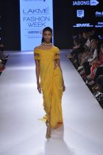 Model walk the ramp for Nikhil Thampi Show at Lakme Fashion Week 2015 Day 3 on 20th March 2015 (13)_550e8bee81768.JPG