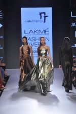 Model walk the ramp for Nikhil Thampi Show at Lakme Fashion Week 2015 Day 3 on 20th March 2015 (141)_550e8fbf317df.JPG
