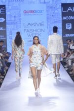 Model walk the ramp for Quirkbox Show at Lakme Fashion Week 2015 Day 3 on 20th March 2015 (12)_550e8bcae23de.JPG