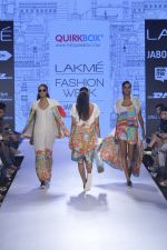 Model walk the ramp for Quirkbox Show at Lakme Fashion Week 2015 Day 3 on 20th March 2015 (86)_550e8e3040826.JPG