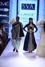 Model walk the ramp for SVA Show at Lakme Fashion Week 2015 Day 4 on 21st March 2015 (113)_550eca21b1af6.JPG