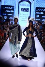 Model walk the ramp for SVA Show at Lakme Fashion Week 2015 Day 4 on 21st March 2015 (121)_550eca5ab26c1.JPG