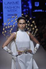 Model walk the ramp for Valliyan by Nitya Show at Lakme Fashion Week 2015 Day 3 on 20th March 2015 (145)_550e8f7233427.JPG