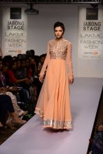 Model walk the ramp for Ridhi Mehra Show at Lakme Fashion Week 2015 Day 5 on 22nd March 2015 (181)_55100a545f466.JPG