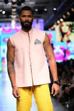Model walk the ramp for Wendell Rodricks Show at Lakme Fashion Week 2015 Day 5 on 22nd March 2015 (54)_550fdcdf3ac65.JPG