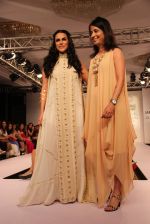 Neha Dhupia walk the ramp for RRISO Show at Lakme Fashion Week 2015 Day 5 on 22nd March 2015 (126)_551008016c0e3.JPG