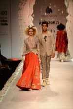 Model walk the ramp for Anju Modi on day 1 of Amazon India Fashion Week on 25th March 2015 (203)_5513ce03d9c2f.JPG
