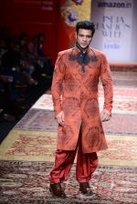 Model walk the ramp for JJ Valaya on day 1 of Amazon India Fashion Week on 25th March 2015 (301)_5513d0dc6d5f3.JPG