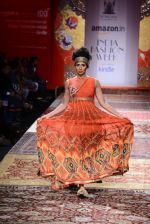 Model walk the ramp for JJ Valaya on day 1 of Amazon India Fashion Week on 25th March 2015 (326)_5513d10b977cb.JPG