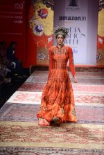 Model walk the ramp for JJ Valaya on day 1 of Amazon India Fashion Week on 25th March 2015 (332)_5513d1160ea7c.JPG