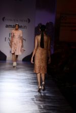 Model walk the ramp for Pankaj Nidhi on day 3 of Amazon India Fashion Week on 27th March 2015  (86)_55167e2fcf8eb.JPG