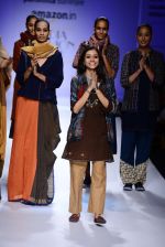 Model walk the ramp for Tanvi Kedia on day 3 of Amazon India Fashion Week on 27th March 2015 (116)_55167ffad98ae.JPG
