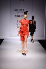 Model walk the ramp for Nikhita on day 4 of Amazon India Fashion Week on 28th March 2015 (108)_5517e5a204532.JPG