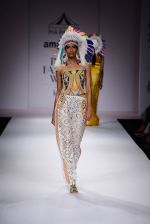 Model walk the ramp for Pia Pauro on day 4 of Amazon India Fashion Week on 28th March 2015 (136)_5517f75f4b180.JPG