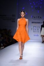 Model walk the ramp for Poonam Bhagat on day 4 of Amazon India Fashion Week on 28th March 2015 (57)_5517e6bd98a9c.JPG