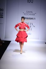 Model walk the ramp for Sahil Kocchar on day 4 of Amazon India Fashion Week on 28th March 2015 (33)_5517e3ca062ea.JPG
