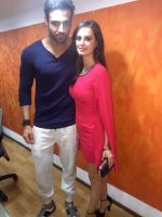 Evelyn Sharma and Navdeep at the promotional event for Kuch Kuch Locha hai (3)_55372d6a08cda.jpeg